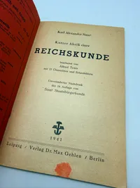 Reichstunde WW2 original