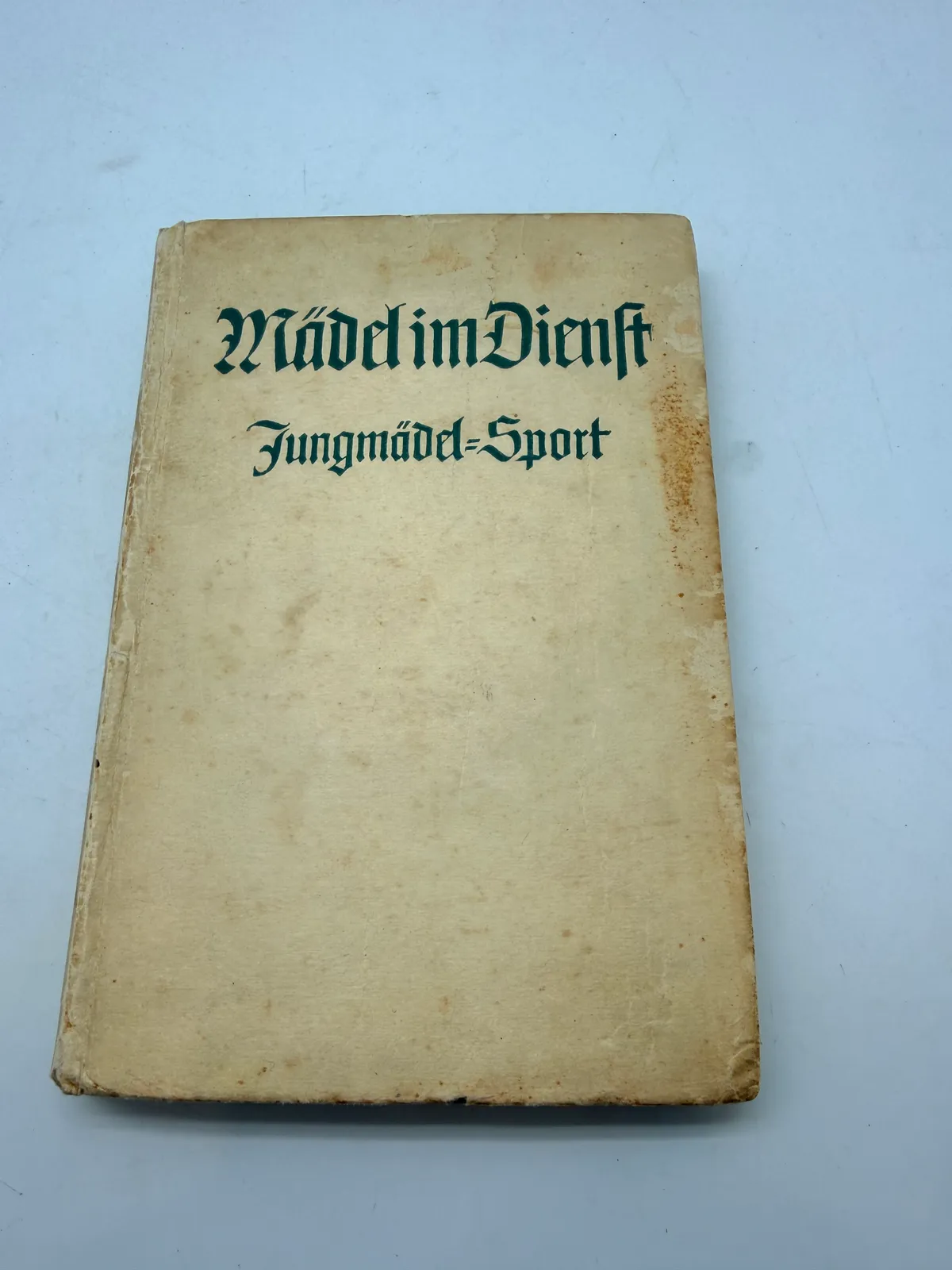 Tysk træningsbog for Deutsche bund madel WW2, original