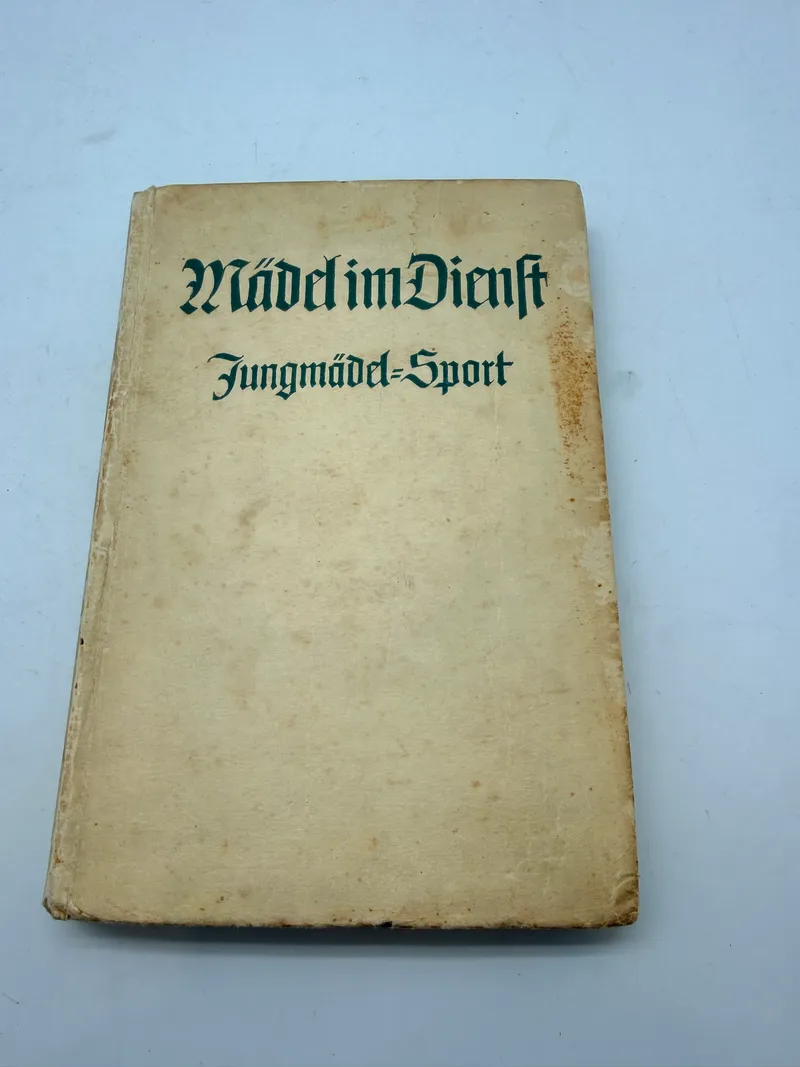 Tysk træningsbog for Deutsche bund madel WW2, original