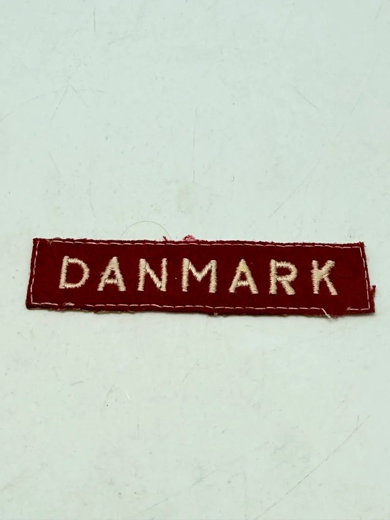 Dansk Militært skulder flash fra lige efter krigen, originalt