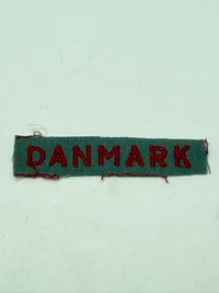 Dansk Militært skulder flash fra lige efter krigen, originalt