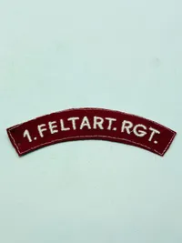 Dansk Militært skulder flash fra lige efter krigen, originalt