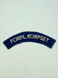 Dansk Militært skulder flash fra lige efter krigen, originalt