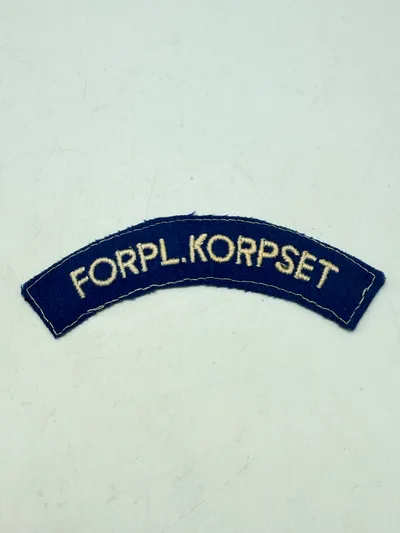 Dansk Militært skulder flash fra lige efter krigen, originalt