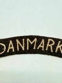 Dansk Militært skulder flash fra lige efter krigen, originalt