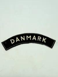 Dansk Militært skulder flash fra lige efter krigen, originalt
