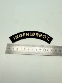 Dansk Militært skulder flash fra lige efter krigen, originalt