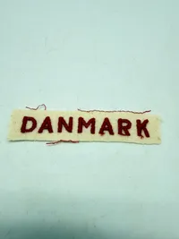 Dansk Militært skulder flash fra lige efter krigen, originalt