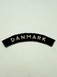 Dansk Militært skulder flash fra lige efter krigen, originalt