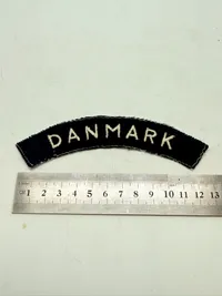 Dansk Militært skulder flash fra lige efter krigen, originalt