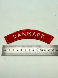 Dansk Militært skulder flash fra lige efter krigen, originalt