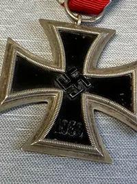 Originalt Tysk Jernkors 2 klasse WW2 med fremstiller