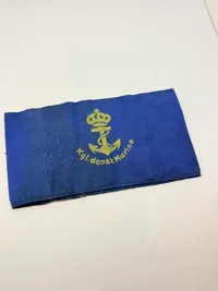 Dansk marine armbind Fremstillet i Sverige under WW2, originalt