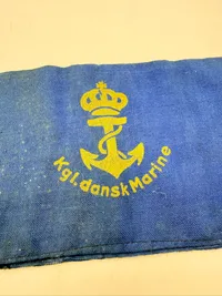 Dansk marine armbind Fremstillet i Sverige under WW2, originalt