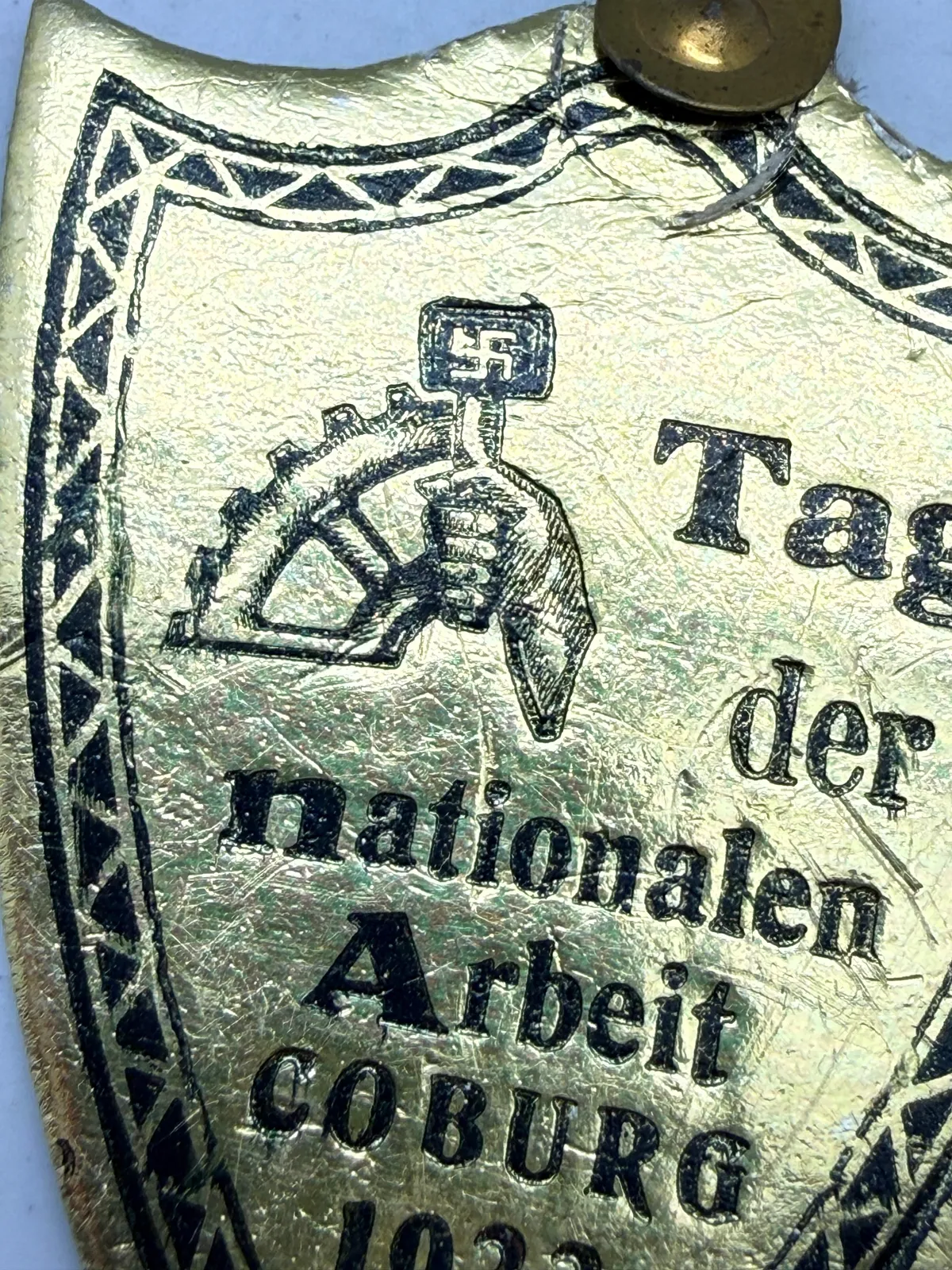Tysk Dagsmærke fra 1933, originalt