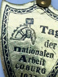Tysk Dagsmærke fra 1933, originalt