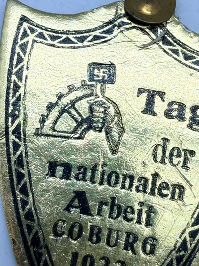 Tysk Dagsmærke fra 1933, originalt