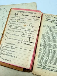 Tysk WW1 soldaterbog mm.