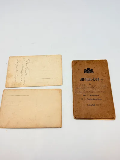 Tysk WW1 soldaterbog mm.