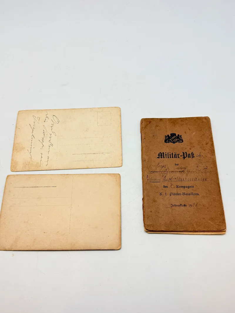 Tysk WW1 soldaterbog mm.