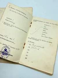 Tysk WW1 soldaterbog mm.