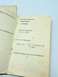Tysk WW1 soldaterbog mm.