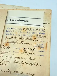 Tysk WW1 soldaterbog mm.