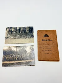 Tysk WW1 soldaterbog mm.
