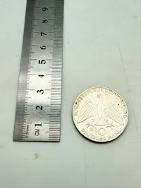 Tysk Sølvmønt 10 Mark 1972, (.625)