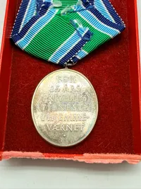 HJV 25 års medalje af Sterlingsølv