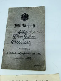 Tysk WW1 soldaterbog, original