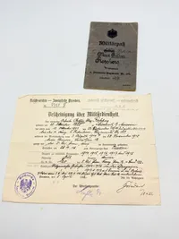 Tysk WW1 soldaterbog, original