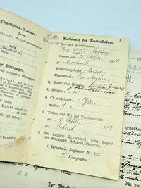 Tysk WW1 soldaterbog, original