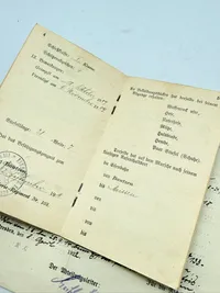 Tysk WW1 soldaterbog, original