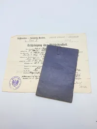 Tysk WW1 soldaterbog, original
