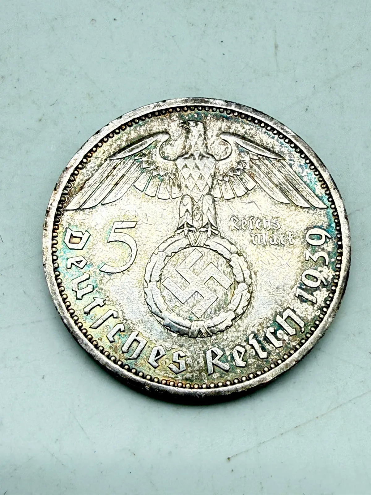 Tysk 5 Mark sølv