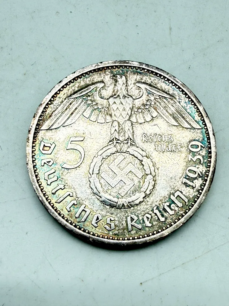 Tysk 5 Mark sølv