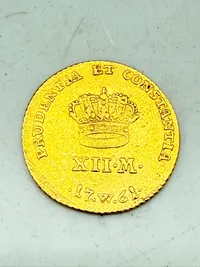 Dansk Kurantdukat 1761, 2,73 gram finguld, original