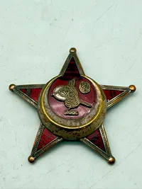 WWI GERMANY GERMAN MADE OTTOMAN TURKEY TURKISH GALLIPOLI STAR, ORIGINAL