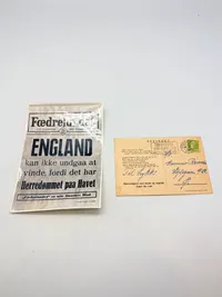 Brevkort med om Danske piger og Engelske Soldater mm.