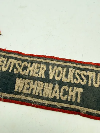 Tysk Volkssturm armbind, efterkrigs