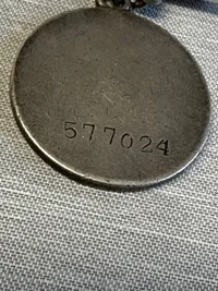 Originl Russisk Combat merit nr 577024, original medalje senere bånd