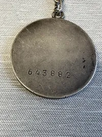 Originl Russisk medal of bravery nr  643882 , original medalje senere bånd