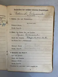 Sjælden original tysk Kriegsmarine solbog fra matros udstationeret i Danmark (Rømø) og naboøen Sylt 
Godt udfyldt