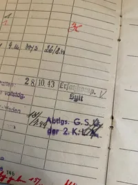 Sjælden original tysk Kriegsmarine solbog fra matros udstationeret i Danmark (Rømø) og naboøen Sylt 
Godt udfyldt