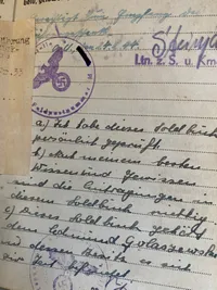 Sjælden original tysk Kriegsmarine solbog fra matros udstationeret i Danmark (Rømø) og naboøen Sylt 
Godt udfyldt