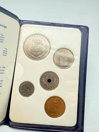 To møntsæt, 1972 og 1973