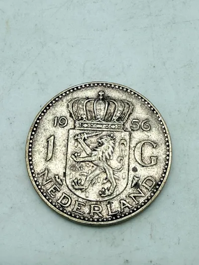Holland 1 gulden sølv, 6,5 gram 0.72 lødighed