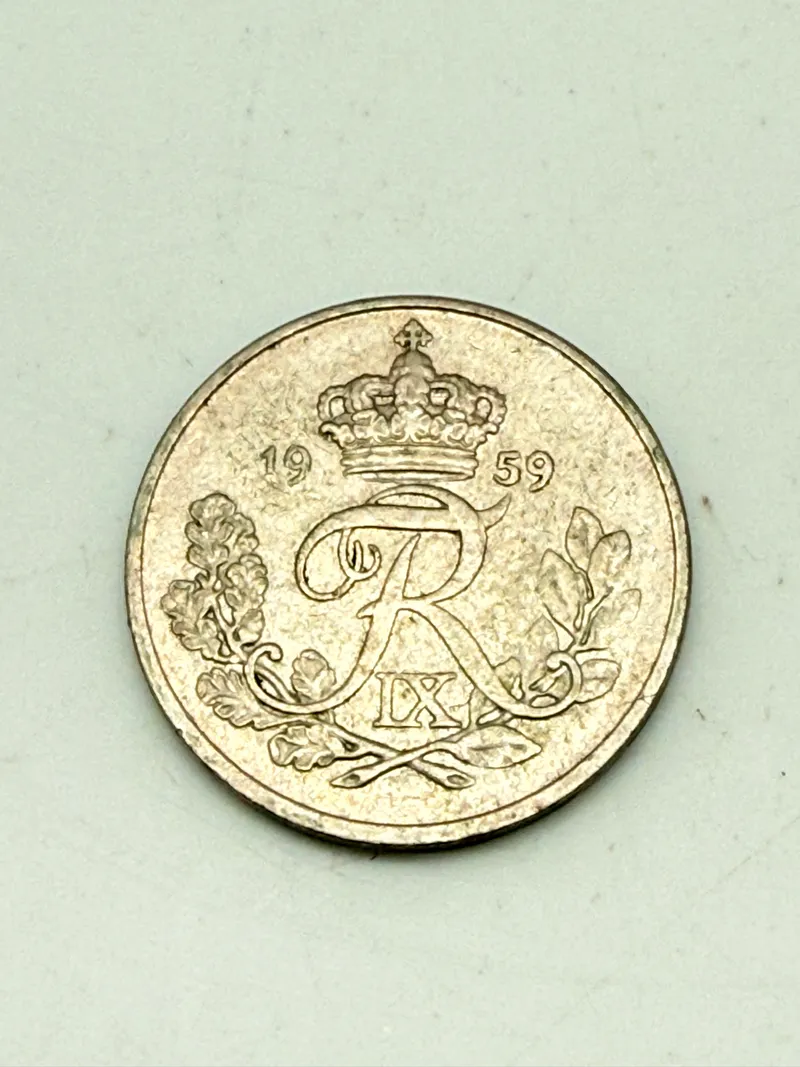Danmark 10 øre 1959, den svære årgang