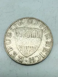 Østrig 10 schilling sølv, 7,5 gram 0.64 lødighed